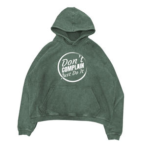 Sun Fad Acid Wash Hoodies Oversize Pullover Heavy Weight Adult Men Acid Wash Hoodie With <b>Screen</b> Printed Logo Design - Product Image 3