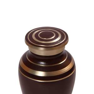 Lowest Price High Quality 100% Aluminium Custom Made <b>Keepsake</b> Adults Classica Cremation Urns from India - Product Image 3