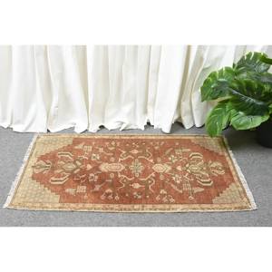 พรมขนสัตว์ตุรกี17x29ft วินเทจสีน้ำตาลและสีเบจเทคนิคการสานแบบแบนสำหรับตกแต่งห้องนั่งเล่นกว้าง4เมตร - Product Image 2