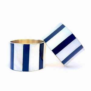 Anneaux de serviette artisanaux indiens personnalisés, design élégant, qualité supérieure, décoration de table pour mariage à domicile, porte-serviettes personnalisable - Product Image 6