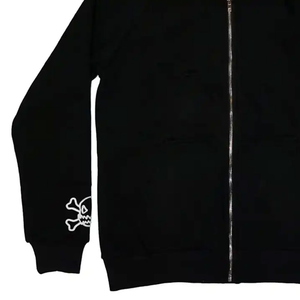 Sudaderas con Capucha y Cremallera para Hombre, 100% Algodón, Felpa, de Alta Calidad, con Logotipo Personalizado Bordado, Impresión Digital, Bolsillo con Cremallera, Transpirables, Unisex, para Invierno - Product Image 4