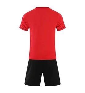 Mejor diseño personalizado Color y tamaño transpirable manga corta uniforme de fútbol hecho en fábrica uniforme de fútbol ligero para la venta - Product Image 3