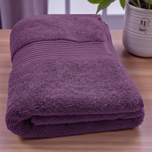 Toalla de Baño de Algodón Peinado de 580 g/m², Tejida, Ecológica, Certificada por Oeko-Tex, Antimicrobiana, Súper Suave, de Secado Rápido, Altamente Absorbente, de Lujo - Product Image 1