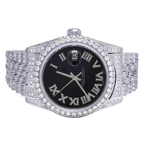 Reloj de Diamantes Moissanite Antiguos Triturados de Alta Gama, Estilo Hip Hop, para Hombre, la Combinación Perfecta de Calidad y Estilo - Product Image 1