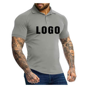Seda de Golf de lujo de alta calidad para hombres, camisetas de Polo, logotipo personalizado, estampado a rayas de secado rápido, tela de punto transpirable de talla grande - Product Image 5