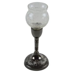 Portavelas de diseño temático nocturno con diseño de acabado chapado Portavelas Home Villa Cena y diseño de boda - Product Image 3