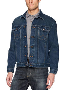 High Street Style hommes 100% coton Denim veste décontracté couleur unie poche léger printemps veste haute qualité vêtements pour hommes - Product Image 3
