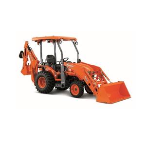 Tractor agrícola Kubota usado con cortadora de césped y cargador frontal en venta con envío rápido a EE. UU./EUROPA - Product Image 1