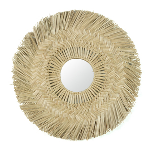Vietrustic, recién llegados, espejo colgante decorativo, espejo de yute de algas marinas para decoración de dormitorio - Product Image 3
