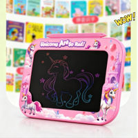 Tablette d'écriture LCD colorée Leadur de 8,5 pouces personnalisable pour enfants, bloc de dessin électronique en ABS, feuilles détachables effaçables