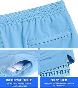 Shorts cargo en polyester pour homme de haute qualité, personnalisés, avec poche zippée, style décontracté écologique - pour le Muay Thai et la course à pied - Product Image 4