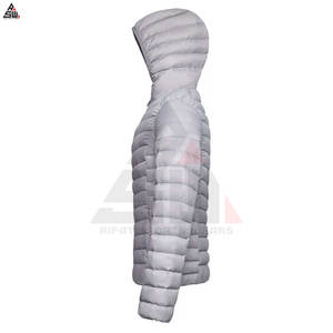 Haute qualité coton tissu fermeture éclair hiver femmes doudoune léger et respirant manches longues à capuche - Product Image 5