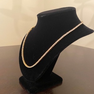 Brillant Cut 3mm Cubain Lien Corde Chaîne En Argent Sterling Moissanite Tennis Diamant Testeur Passe pour Cadeaux De Mariage Or Jaune - Product Image 3