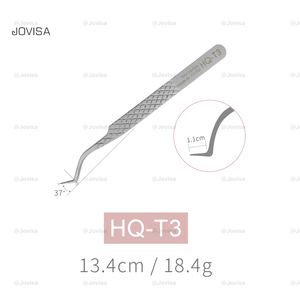 Pinzas para Pestañas de Titanio con Agarre Cómodo - Product Image 2
