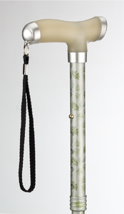 Bâton de marche pliable lumineux à 5 sections avec poignée en silicone et embout en caoutchouc souple OEM pour l'alpinisme et les activités de plein air - Product Image 3