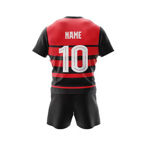 Uniformes de Rugby Personalizables de Dos Piezas, Transpirables, de Alta Calidad y Precio Razonable, Tejido Ligero para Competencia - Product Image 3
