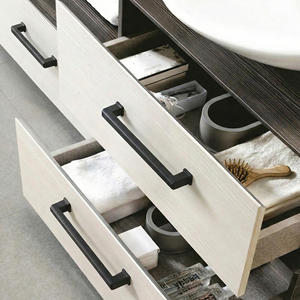 Tiradores de Lujo de Aleación de Zinc para Muebles, Manijas Negras para Gabinetes, Cajones, Baños, Cómodas y Puertas de Armarios - Product Image 5