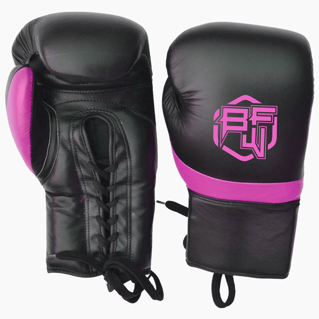 Professional High Quality Lace-Up Boxing Gloves for Muay Thai Kickboxing Heavy Punching Bag Sparring Martial Arts Training