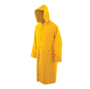 Chaquetas de lluvia de alta calidad de fabricante, transpirables, hechas en fábrica, color negro, chubasquero para hombres y mujeres - Product Image 2