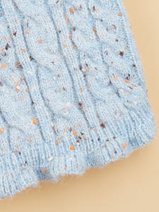 Chaleco de Invierno Clásico para Perro, Suéter de Punto, Poliéster Ligero, Suave y Cálido, Diseño a Cuadros, Ropa para Perro - Product Image 3