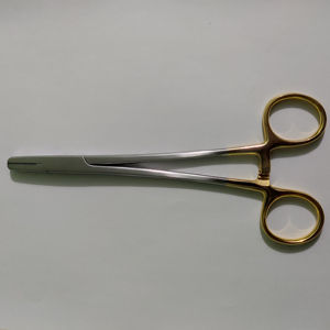 คีมหนีบลวดชุบทองครึ่งเข็มที่ใส่เข็มสแตนเลสแบบมืออาชีพ - Product Image 4