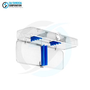 Cesta Oftálmica Micro con Tapa, Insertos y Tiras de Acero Inoxidable para una Limpieza, Almacenamiento y Esterilización Seguros - Product Image 3
