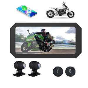 Navigation pour <span class=keywords><strong>moto</strong></span> 6,25 pouces, projection sans fil, écran <span class=keywords><strong>1200</strong></span>+ de luminosité, caméras Sony, TPMS, étanche, antivol, support - Product Image 1