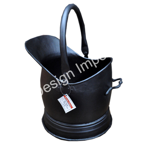 Seau à charbon de qualité spéciale avec poignée facile à soulever métal fonte élégant seau à charbon industriel utile seau et pot de stockage - Product Image 6