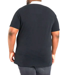 Polo de talla grande para hombre superventas con etiqueta privada personalizada, Polo de talla grande liso teñido hecho en fábrica para hombre - Product Image 4