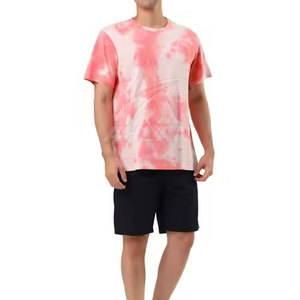 T-shirts Tie-Dye pour Hommes à Usage Extérieur, Faible MOQ, Meilleures Ventes, Design Tendance, Grandes Tailles - Product Image 3