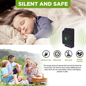 Mobile Dog and <b>Cat</b> <b>Repellent</b> Device Pet Deterrent Unit Odorless Non Toxic Easy Install for Home Yard - Product Image 6