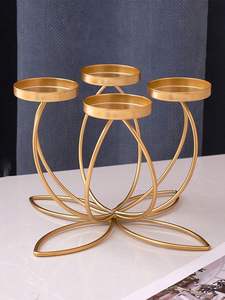 Bougeoir en métal antique détaillé pour les cérémonies de méditation des temples spirituels et les maisons culturelles - Product Image 5