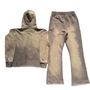 Venta al por mayor Custom Joggers Training Chándales Hombres unisex en blanco chándal de alta calidad de gran tamaño Casual conjunto - Product Image 4