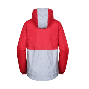 Veste imperméable pour hommes tendance OEM Veste d'extérieur pour sport Soft Shell avec capuche en toile Veste de course à pied Randonnée Veste de pluie coupe-vent - Product Image 2