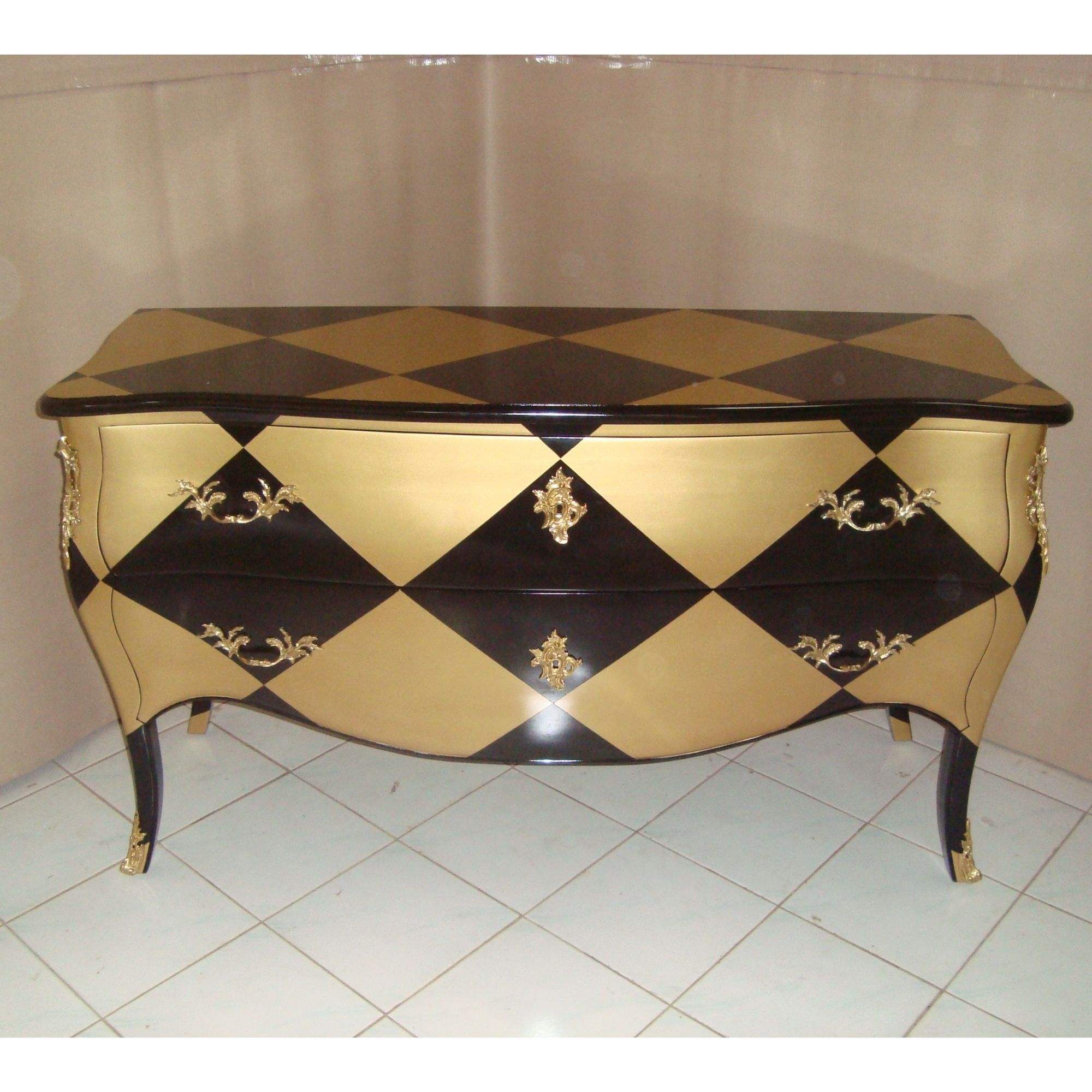 ทาสีดำ + ทอง