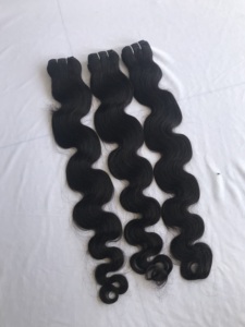Bonne Qualité de Cuticule Vierge Brute Non Transformée Alignée Bonne Densité Vague de Corps Cheveux Humains Pour Les Femmes Noires Extensions de Cheveux Bundles - Product Image 6
