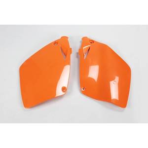Pannelli laterali 127 arancioni per KTM EXC 300 1998-2003 accessori moto - Product Image 1