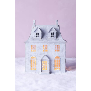 Artisanat vintage en fer galvanisé Maison de Noël 100 pièces Décoration écologique personnalisable pour la maison Fête de vacances - Product Image 4