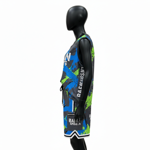 Women Basketball Jersey and Short <b>Set</b> Premium Polyester <b>Mesh</b> Fabric 160 GSM Breathable Sublimation Custom Logo Women's <b>Sets</b> - Product Image 3