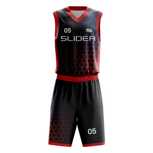 Fast Selling Latest Custom Embroidered Logo Sports Wear Children's <b>Basketball</b> Team Uniform <b>Kit</b> <b>Kids</b> Custom <b>Basketball</b> Uniform - Product Image 5