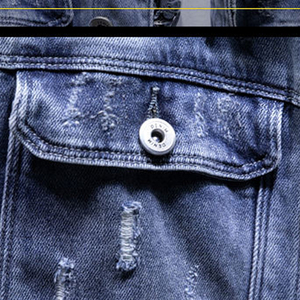 Custom Logo Oem <b>Jacket</b> Casual Streetwear Riding Coats <b>Denim</b> Jeans <b>Jackets</b> High Quality <b>Denim</b> <b>Jacket</b> for Men - Product Image 5