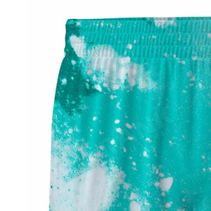 Shorts d'été décontractés pour hommes, taille mi-haute, en toile avec taille élastique et poches latérales, imprimé numérique - Product Image 4