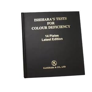 MEILLEURE QUALITÉ MARS VENTE CHAUDE 14 PLAQUES COULEUR LIVRE DE TEST ISHIHARA SANS AVEUGLE .... - Product Image 3