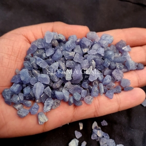 Trozos de cristal en bruto de tanzanita, violeta azul piedra preciosa, piedra natal de diciembre para la fabricación de joyas, artesanías curativas, fábrica al por mayor - Product Image 1