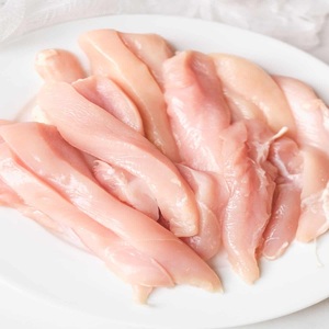 เนื้อไก่แช่แข็งคุณภาพสูง ตัดชิ้นเนื้อไก่ส่วนใน ไม่มีหนัง ไม่มีกระดูก เนื้อนุ่ม - Product Image 1