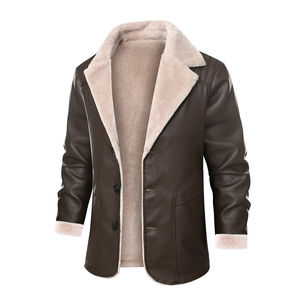 Veste en cuir tendance pour hommes Vestes en cuir pour hommes en gros - Product Image 5