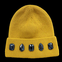 Chapeau en tricot personnalisé de haute qualité 2025, vente en gros OEM, chapeau personnalisé brodé pour l'automne et l'hiver, bonnets chauds