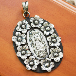 Notre-Dame de Guadalupe 925 pendentif en argent Sterling breloques de l'Inde idée cadeau pour tout le monde prix usine bijoux en gros - Product Image 2