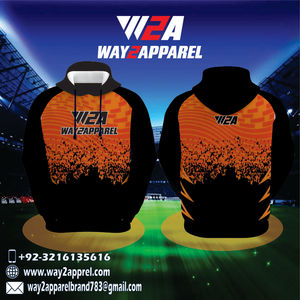 2024 personalizado 100% poliéster hombres Streetwear pulóver con capucha ropa de invierno de alta calidad amplia gama de colores sólidos para - Product Image 1