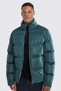 Pakistan Manufacturer Supply New Design <b>Stand</b> Breathable Solid Color Custom Waterproof Winter Puffer Jacket Men OEM Service - Product Image 6